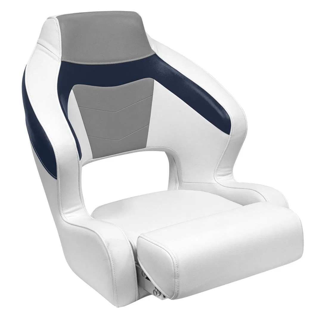 3338-1773 – WISE SEATING Boat Seat, Passenger Seat Bucket Seat Type Non-Adjustable Non-Foldable 26 Inch Height x 24 I...